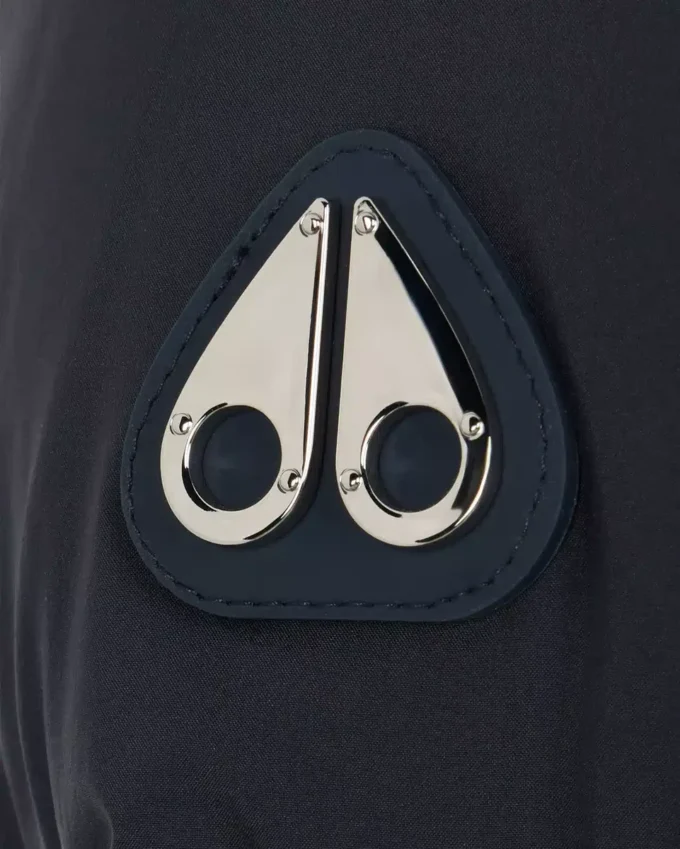 Belle Dune Kurze Daunenjacke mit Lammfellbesatz