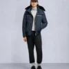 Bomberjacke mit Cloud-Shearling-Besatz