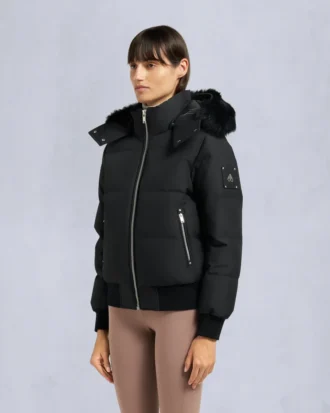 Bomberjacke mit Cloud-Shearling-Besatz