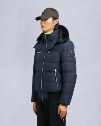 Bomberjacke mit Cloud-Shearling-Besatz