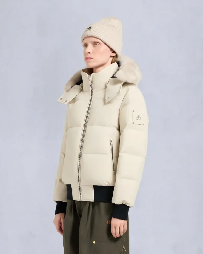 Bomberjacke mit Cloud-Shearling-Besatz