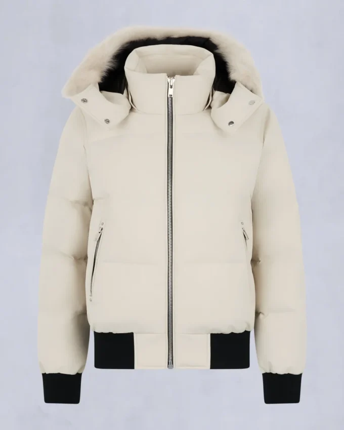 Bomberjacke mit Cloud-Shearling-Besatz