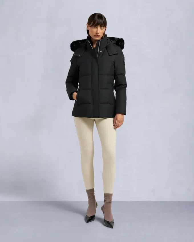 Cloud Shearling Trim 3Q Jacke