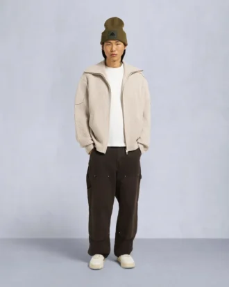 Colson-Pullover mit durchgehendem Reißverschluss