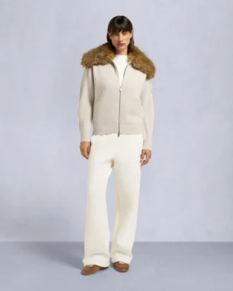 Corina Sweater mit durchgehendem Reißverschluss