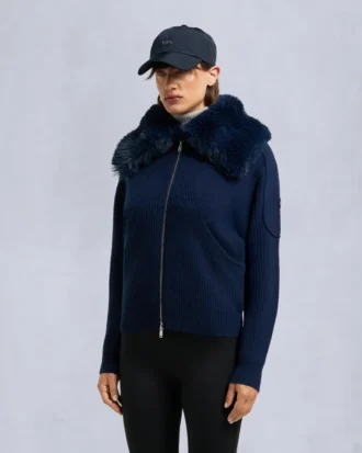 Corina Sweater mit durchgehendem Reißverschluss