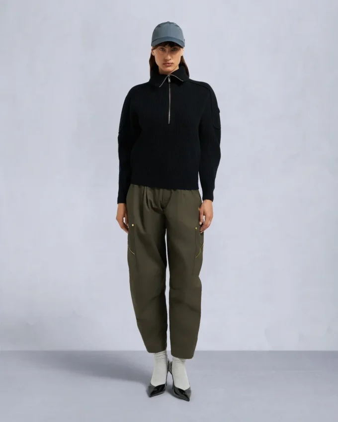 Corina Sweatshirt mit Viertelreißverschluss