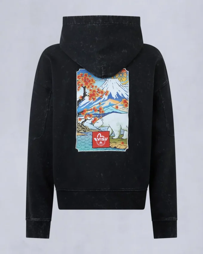 Evisu X Moose Pullover-Hoodie