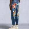 Evisu X Moose Straight Leg Jeans