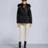 Gold Series Nyluxe Cambria Shearling Trim Jacke