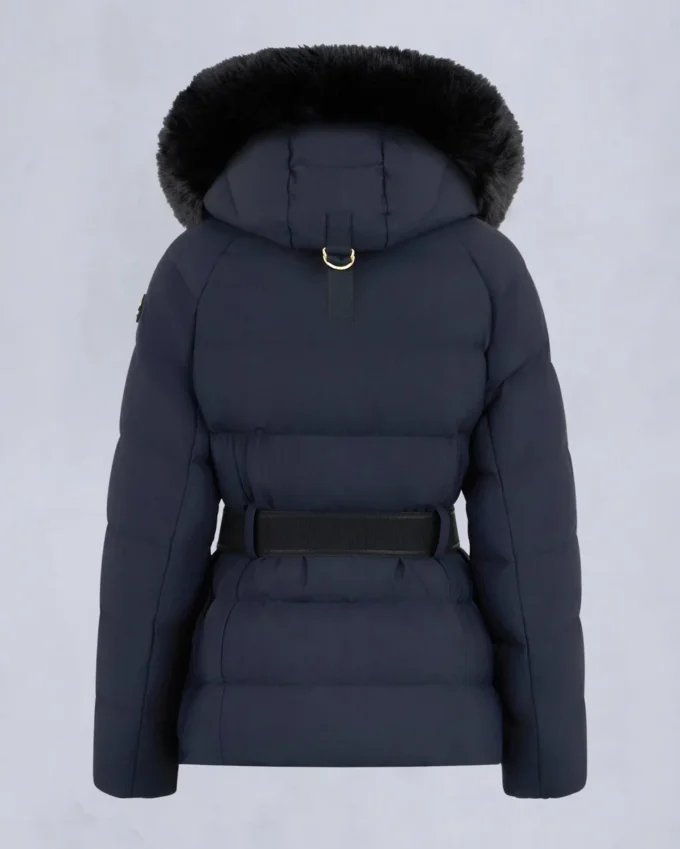 Gold Series Nyluxe Cambria Shearling Trim Jacke