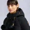 Gold Series Nyluxe Cambria Shearling Trim Jacke