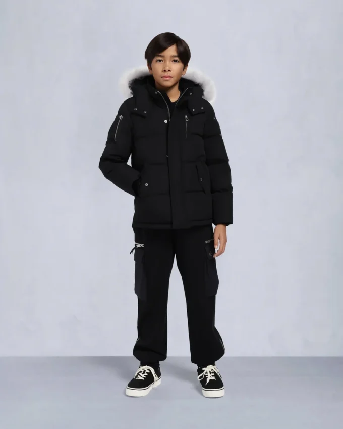 Kinder Unisex Original Shearling Trim 3Q Jacke