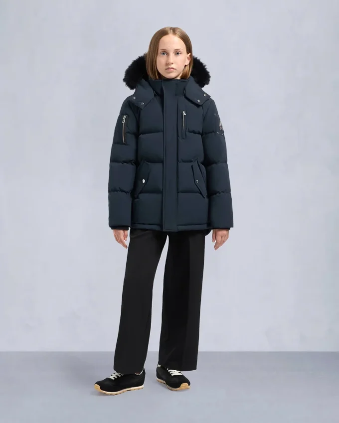 Kinder Unisex Original Shearling Trim 3Q Jacke