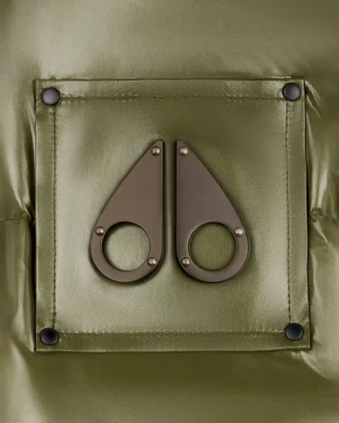 Kings Pufferjacke mit Lammfellbesatz