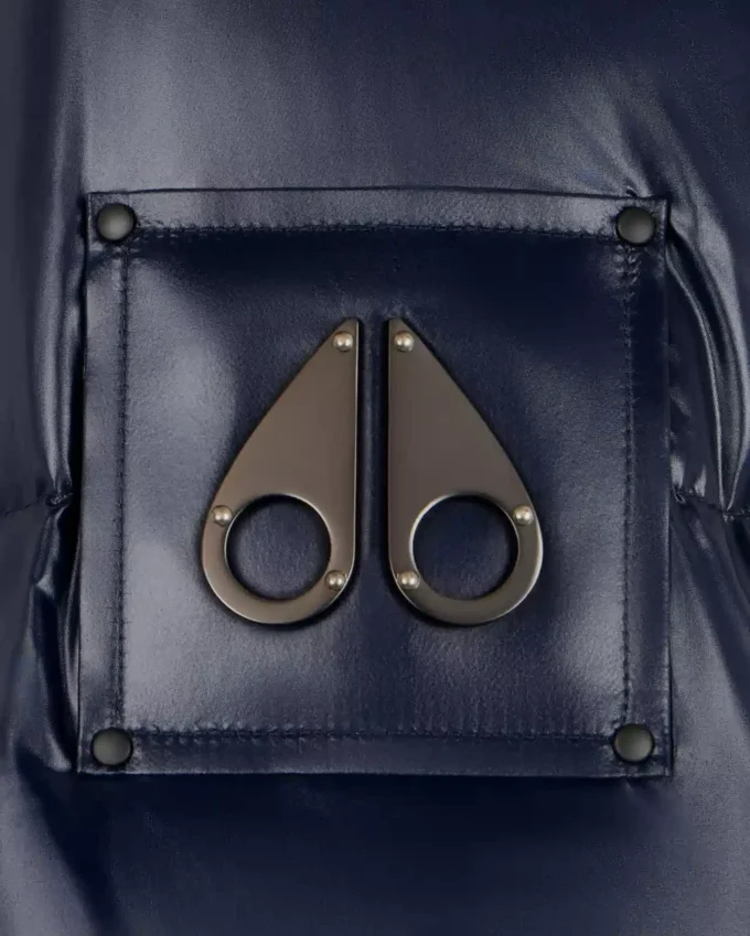 Kings Pufferjacke mit Lammfellbesatz