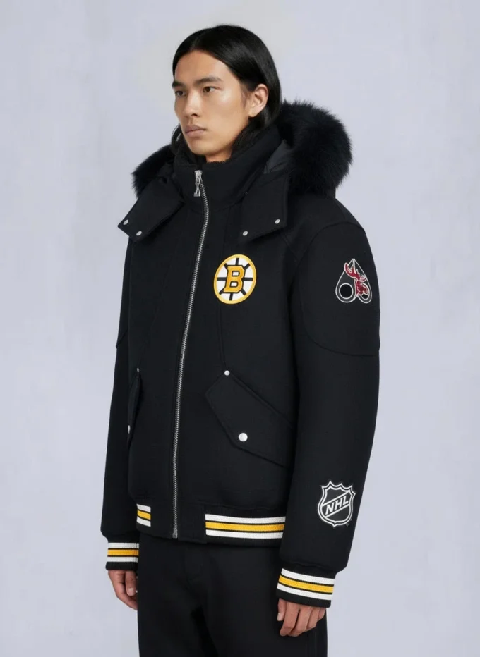 Nhl X Moose Knuckles Bruins Bomberjacke