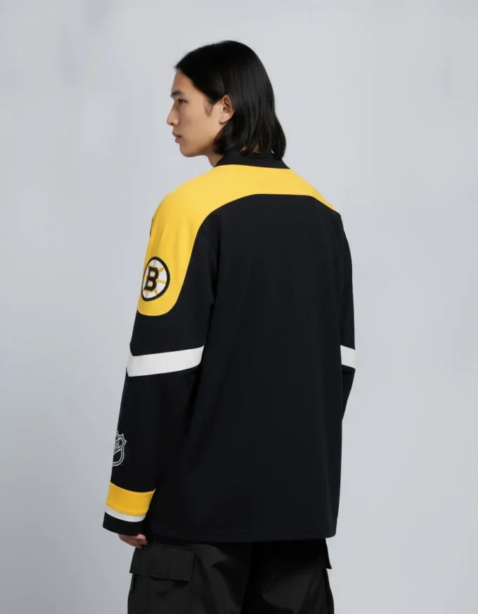 Nhl X Moose Knuckles Bruins Polo