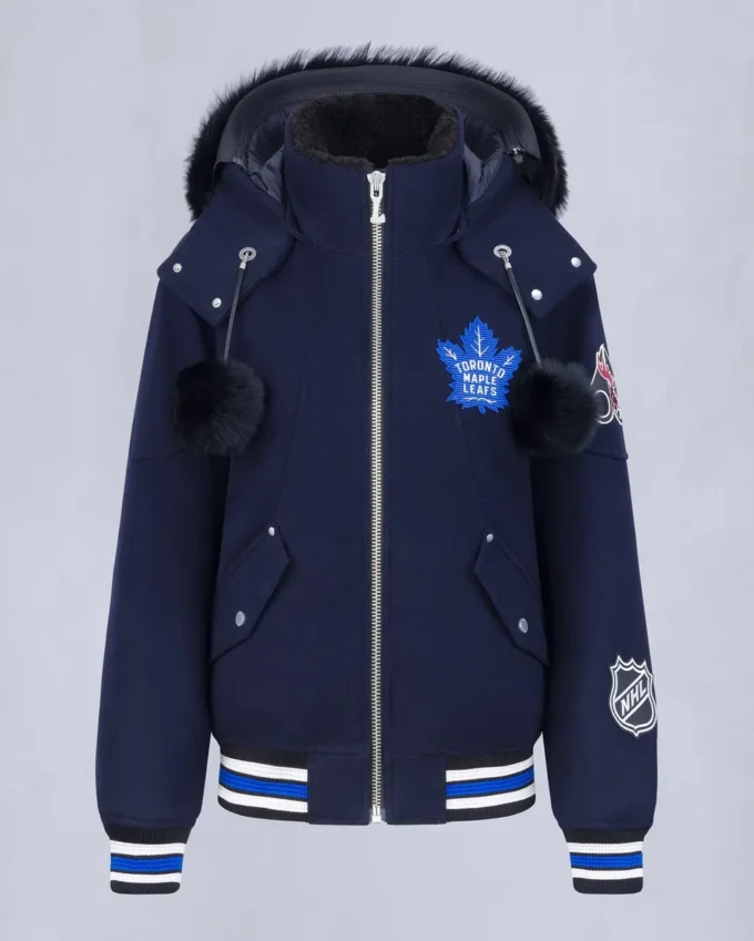 Nhl X Moose Knuckles Maple Leafs Bomberjacke