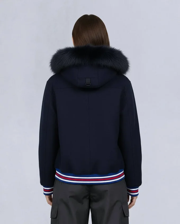 NHL x Moose Knuckles Rangers Bomberjacke