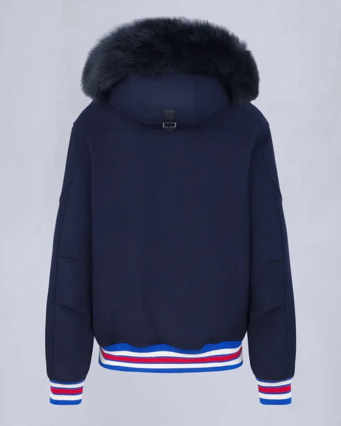 NHL x Moose Knuckles Rangers Bomberjacke