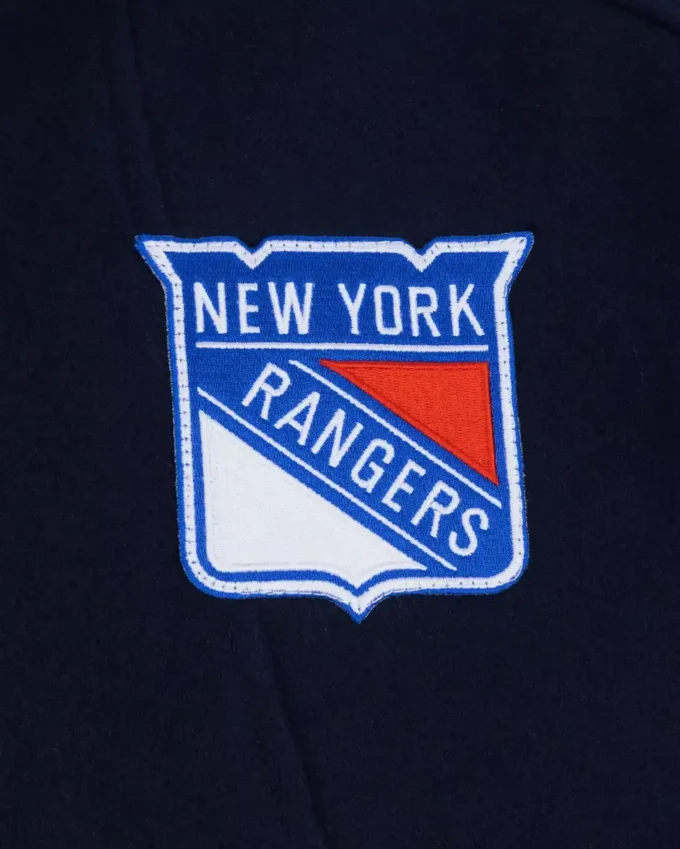 NHL x Moose Knuckles Rangers Bomberjacke