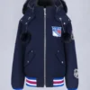 NHL x Moose Knuckles Rangers Bomberjacke