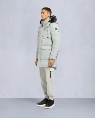 Onyx Shearling Trim Big Ridge Parka