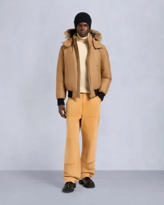 Original Ballistic Bomberjacke mit Lammfellbesatz