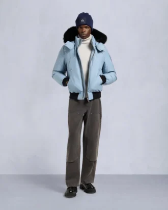 Original Ballistic Bomberjacke mit Lammfellbesatz