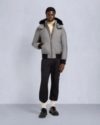 Original Ballistic Bomberjacke mit Lammfellbesatz