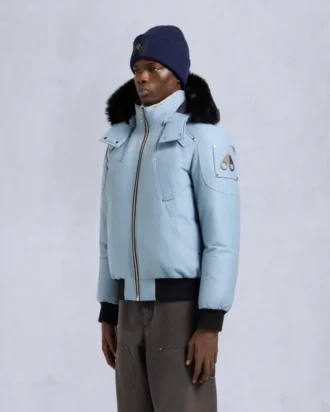 Original Ballistic Bomberjacke mit Lammfellbesatz