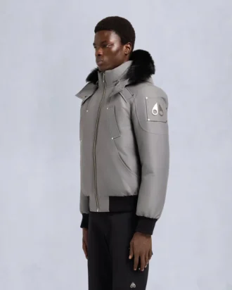 Original Ballistic Bomberjacke mit Lammfellbesatz