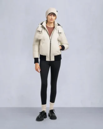 Original Debbie Bomberjacke mit Lammfellbesatz