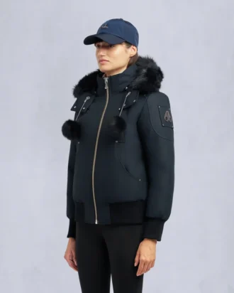 Original Debbie Bomberjacke mit Lammfellbesatz