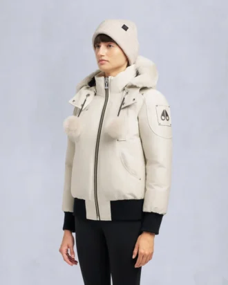 Original Debbie Bomberjacke mit Lammfellbesatz