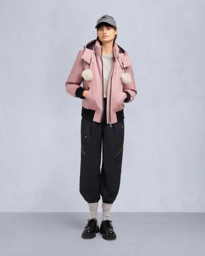 Original Debbie Bomberjacke mit Lammfellbesatz