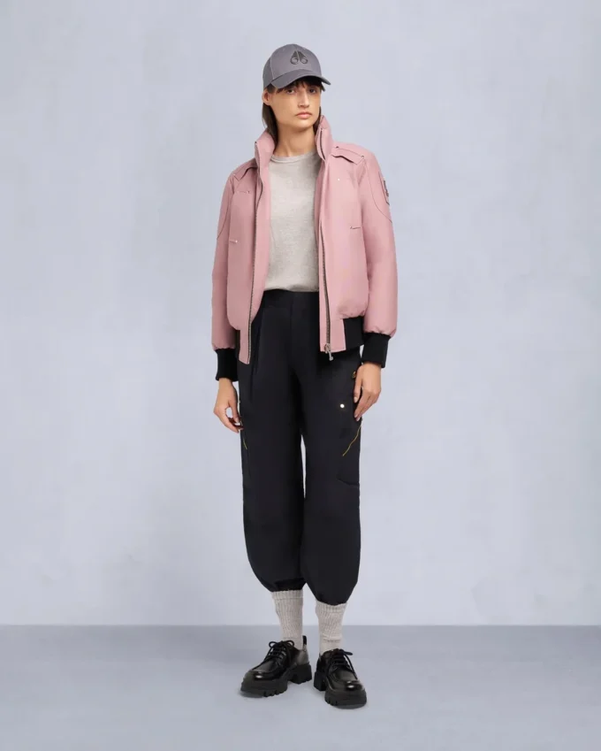 Original Debbie Bomberjacke mit Lammfellbesatz