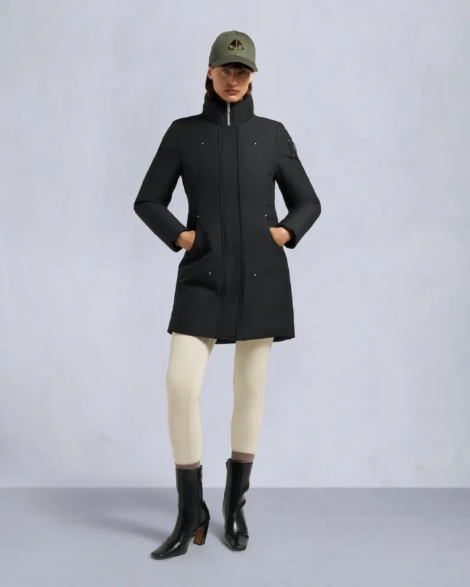 Parka mit Lammfellbesatz