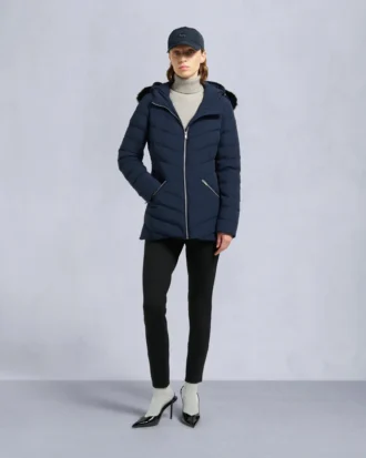 Roselawn Shearling Trim Jacke