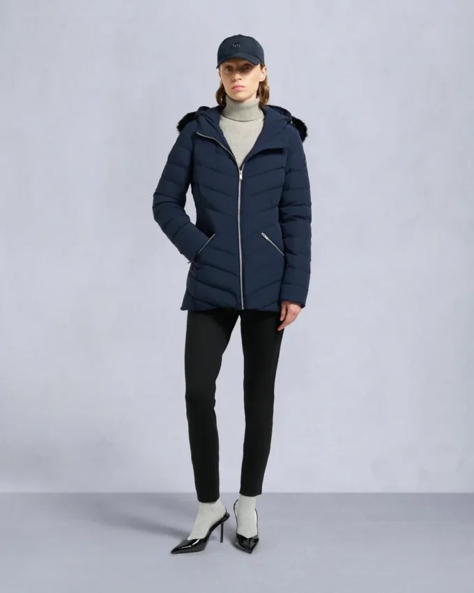 Roselawn Shearling Trim Jacke