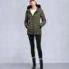 Roselawn Shearling Trim Jacke