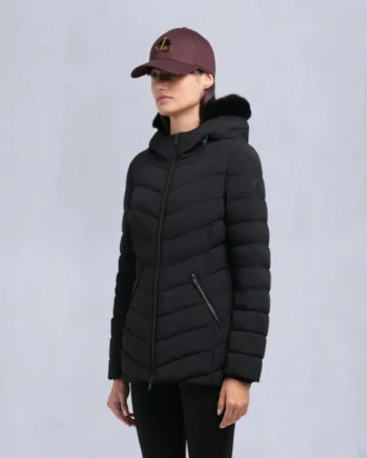 Roselawn Shearling Trim Jacke