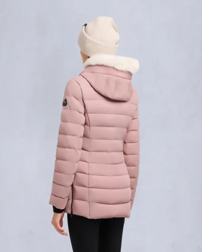 Roselawn Shearling Trim Jacke