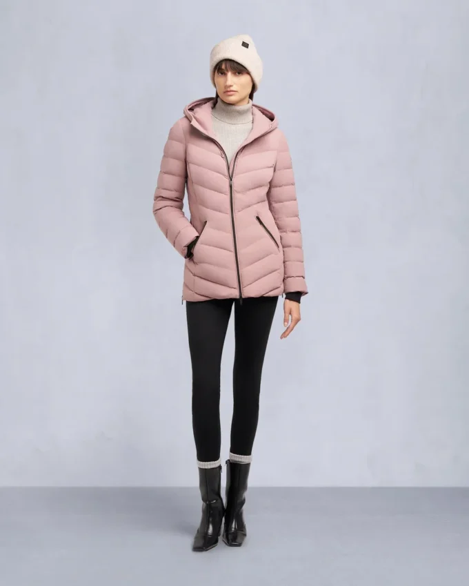 Roselawn Shearling Trim Jacke